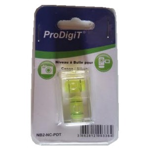 PRODIGIT Niveau &agrave; bulle 2 axes Canon et Nikon