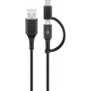 C&acirc;ble 2 en 1 USB vers Micro-USB & USB-C