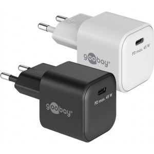 Chargeur Rapide USB-C&trade; PD GaN Nano (45 W) noir