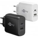 Chargeur Rapide Double USB-C&trade; PD GaN (65 W) blanc